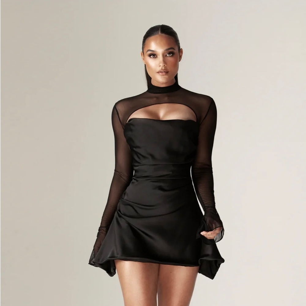 Alieva Maya Draped Corset Mini Dress